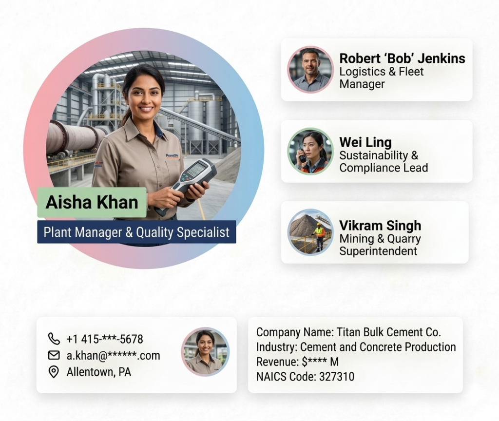 Cement Industry Email List