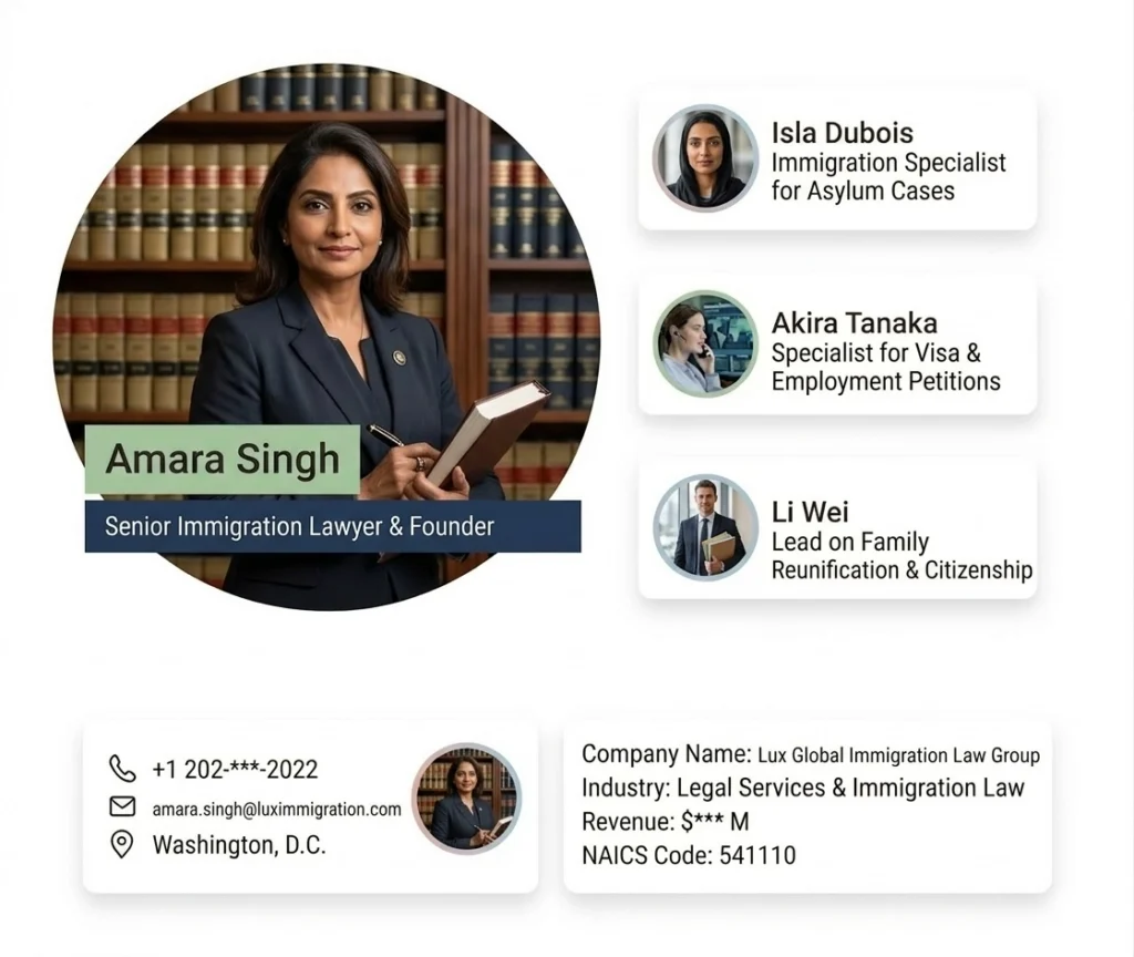 Immigration Lawyers Email List
